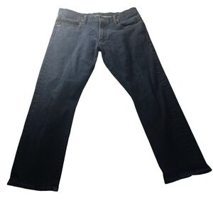 Polo Ralph Lauren Varick Slim Straight Mens 38x30 Blue Dark Wash Stretch Jeans